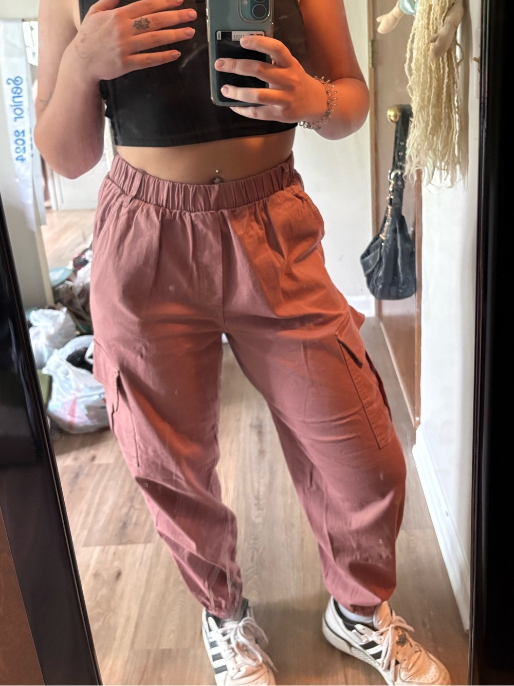wild fable Dusky Rose Cargo Joggers